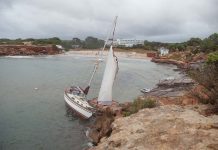 El temporal deixa nombrosos incidents a Formentera per mar i terra