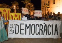 Formentera mostra el seu suport al poble de Catalunya