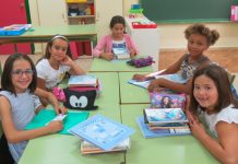 Con aroma a libros y cuadernos nuevos