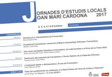 Aquesta setmana comença la VII edició de les Jornades d’Estudis Locals Joan Marí Cardona