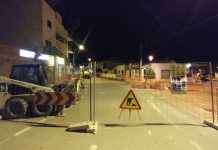 Las obras de mejora de la calle Guillem de Montgrí de Sant Ferran obligan a su cierre al tránsito
