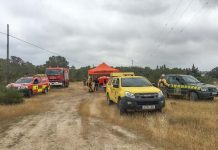 Los efectivos de emergencias de Formentera participan en un simulacro de incendio forestal