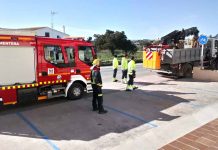Els bombers de Formentera efectuen diferens sortides a causa de la forta ventada