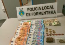 Detingut un home a Formentera per un delicte contra la salut pública i atemptat a l’autoritat