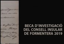 Abierto el plazo de presentación de proyectos para la beca de investigación del Consell de Formentera 2019