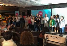 Cerca de doscientas personas arroparon el inicio de la campaña electoral de Gent per Formentera