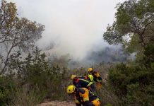 El incendio de s’Estufador se ha dado por extinguido a las 4.17 horas de esta madrugada