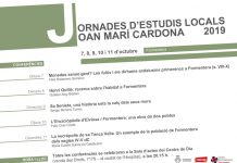 Las Jornadas de Estudios Locales Joan Marí Cardona celebran su novena edición