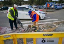 Eliminación de barreras arquitectónicas en ocho pasos de peatones de Sant Francesc