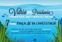 Exposición itinerante en Formentera sobre la importancia del reciclaje de vidrio