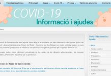 El Consell abre un espacio en la web oficial con información actualizada relacionada con la crisis del Covid-19