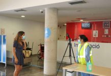El Área de Salud instala puntos de control de temperatura en la entrada de los hospitales de Formentera y Can Misses