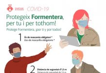 La campaña «Protegeix Formentera, per tu i per tothom» se viste de invierno