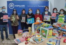 El PP de Formentera recoge centenares de juguetes “para que los Reyes Magos lleguen a todas las casas de la isla”