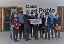 La Asociación de Mayores del Pilar dona 5.500 euros a Formenterers Solidaris