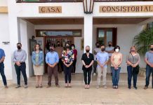 Minuto de silencio por el crimen machista acaecido en Ibiza