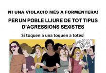 Espai Dones convoca una manifestación en repudio a la violación perpetrada en Formentera