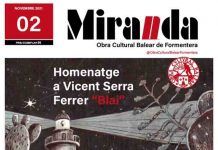 La OCB Formentera relanza la revista Miranda