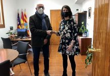Ana Juan recibe a Andreu Ferrer, nuevo Juez de paz de Formentera Andreu Ferrer, nuevo juez de paz