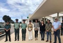 Visita de la directora general de la Guardia Civil a Formentera