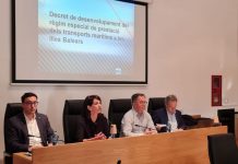 El Proyecto de Decreto de Transporte marítimo considera como servicios mínimos la primera y última barca entre las Pitiusas Imagen de la presentación llevada a cabo ayer en Formentera