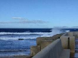 Emergencias pide precaución y autoprotección ante las lluvias, tormentas y viento que se esperan este miércoles en todas las Illes Balears La Savina temporal de viento esta mañana