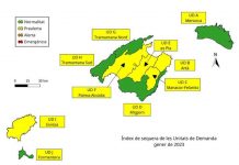 Las reservas hídricas disminuyen en Formentera, que pasa del 60% al 56% en el mes de enero Índice de sequía enero 2023