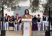 Ana Juan aboga por repensar el futuro de Formentera en su discurso del Día de Baleares La presidenta Ana Juan en el acto del Día de Baleares