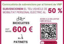 El Govern pone al alcance de la ciudadanía un millón de euros para la adquisición de vehículos de micromovilidad eléctrica Ayudas para la adquisición de bicicletas y monopatines eléctricos