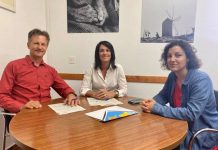 El Consell i el Club de Surf Formentera renoven la col·laboració per coordinar l’Escola de Vela al CENF Firma convenio 2023 Escuela de Vela