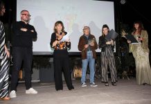«La comunión de mi prima Andrea» gana el premio del jurado del Formentera Film Festival 2023 Mónica Timperi, directora del Formentera Film, en el acto de clausura de la edición 2023