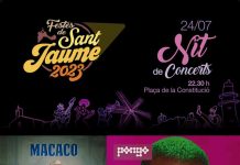Macaco, Pongo y Axel Pi Sidonie DJ, protagonistas de la Noche de Conciertos este lunes por Sant Jaume