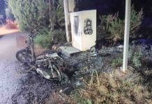 Sofocado el incendio de una moto en Sant Ferran