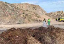 Trabajos en el vertedero para evitar la reproducción del fuego