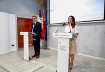 Aprobado el decreto ley de medidas urgentes para facilitar el acceso a la vivienda en los municipios de las Islas Baleares Los consellers baleares de Economía y de Vivienda, Antoni Costa y Marta Vidal