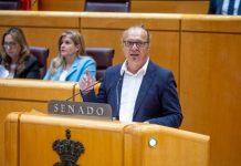 Juanjo Ferrer denuncia ante el Pleno del Senado los «ataques frontales» del PP y Vox a la lengua y cultura de Ibiza y Formentera senador Juanjo Ferrer