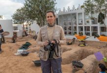 Continúan las labores de exhumación después de la localización de 11 enterramientos de posibles reclusos de es Campament en el cementerio de Sant Francesc Almudena García-Rubio cementerio Sant Francesc