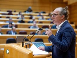 Juanjo Ferrer reclama para Baleares un estatus de zona ultraperiférica similar al de Canarias El senador Juanjo Ferrer al Senat