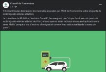 El PSOE denuncia que Sa Unió sigue haciendo un uso partidista de las redes sociales del Consell
