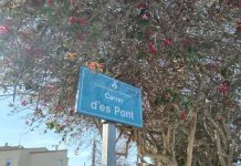 El Consell de Formentera instalará placas identificativas en calles y vías de la isla entre el 19 y el 21 de marzo Cartel indicativo de una calle en Formentera