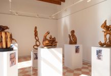 Originales piezas en la muestra del Taller de Fusta