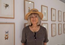 Suzzane Carpenter expone sus acuarelas sobre la flora y fauna de Formentera en el Centro «Gabrielet»