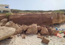 Muere la bebé de dos meses afectada por el desprendimiento de rocas de Es Copinar