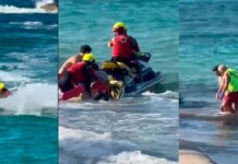 Socorristas de Formentera rescatan a un hombre de 75 años precipitado de un catamarán