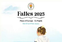 Fallas 2025 en la plaza de Europa de es Pujols Fallas 2025