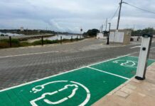El conseller balear de Turismo, Cultura y Deportes visita las obras del casco urbano de Sa Roqueta en Formentera Mejoras zona sa Roqueta