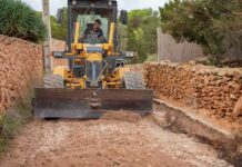 El Consell intensifica las tareas de limpieza y reparación de caminos, carreteras e instalaciones municipales después de las intensas lluvias