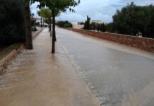 La intensa lluvia registrada de madrugada y por la tarde provoca averías e inundaciones en Formentera