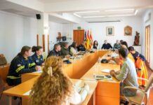 El refuerzo de los agentes de la Guardia Civil en aguas de las Pitiusas estará en vigor, al menos, hasta el mes de marzo Reunión Junta local de Seguridad noviembre 2025