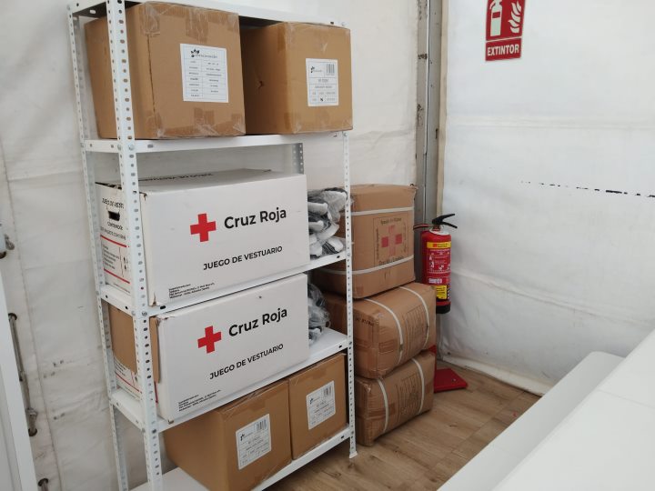 Carpa acogida migrantes